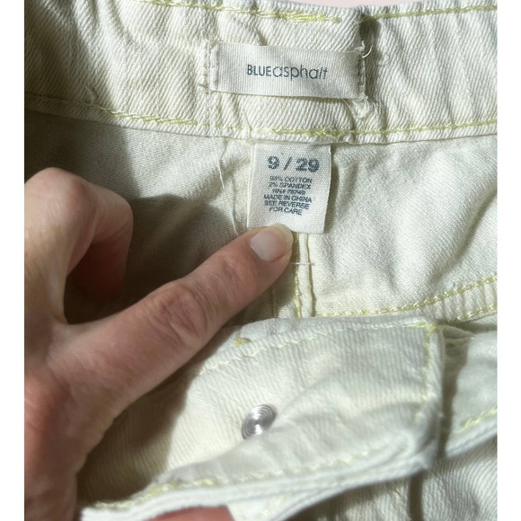 Blue Asphalt Distressed Short Shorts, Size 9/29 - Picture 5 of 6